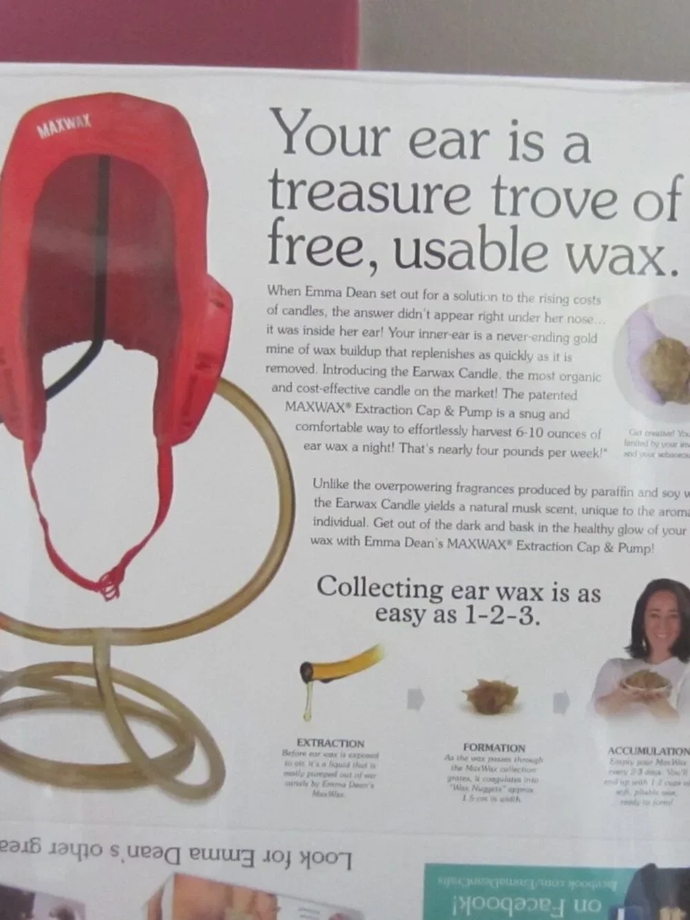 NWT/Prank EARWAX Candle Kit Gag Gift Box ~ EMPTY ~ Hilarious ~ Sealed!